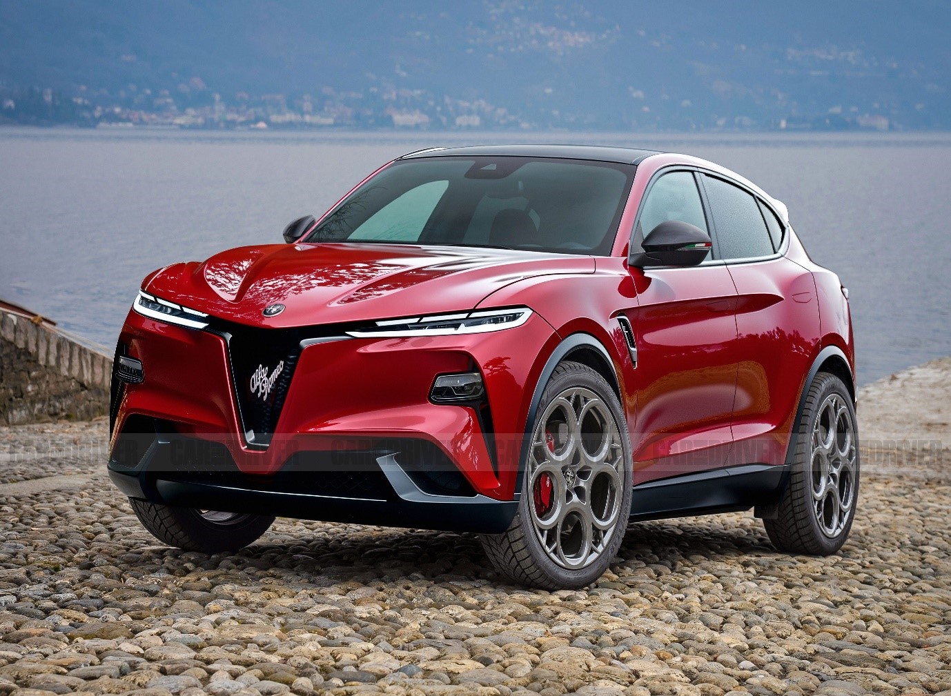 Alfa Romeo Stelvio Illustration by Avarvarii|Car and Driver